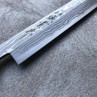 Tanaka Sakimaru-Takohiki VG-10 Damascus 300 mm_3