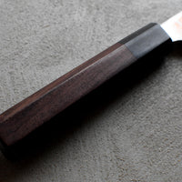 Saji Petty Wa Aogami #2 Rainbow Damascus 135 mm_3