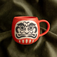 Mino Japonska Skodelica Daruma [rdeča]