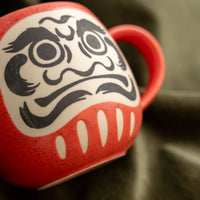 Mino Japonska Skodelica Daruma [rdeča]