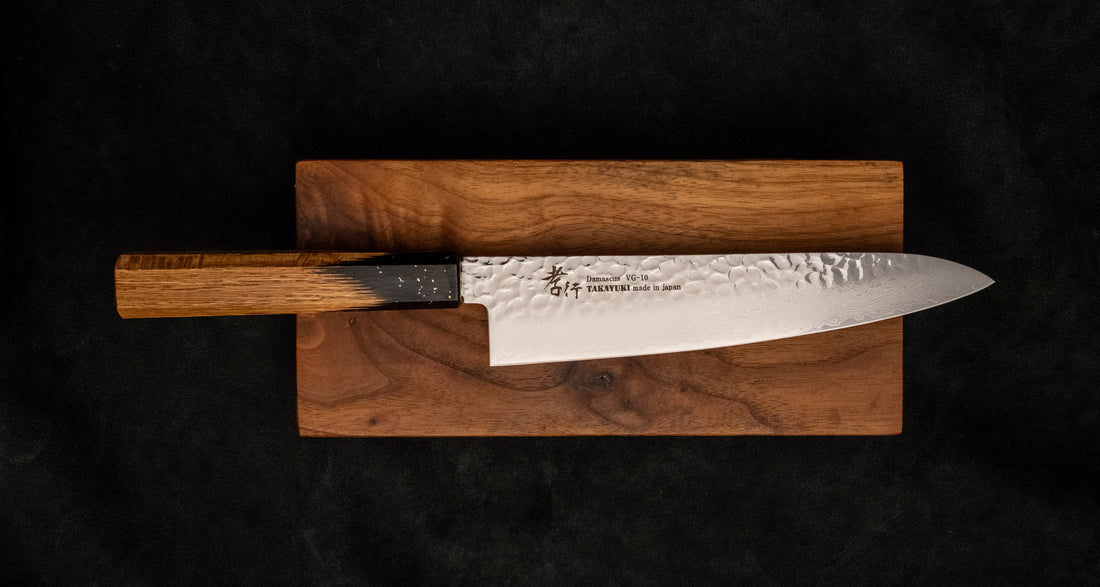 Sakai Takayuki Kokushin Gyuto VG-10 Damascus 210 mm