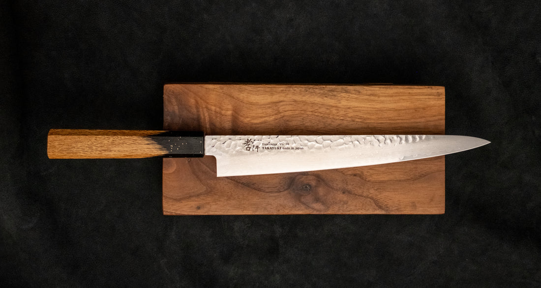 Sakai Takayuki Kokushin Slicer VG-10 Damascus 240 mm