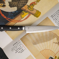 Seki Kotetsu Petty VG-10 Migaki 135 mm [black pakkawood]