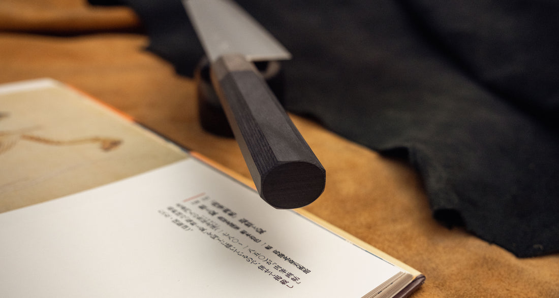 Hado Kiri-Gyuto VG-10 Shiosai Black Pakka 210 mm