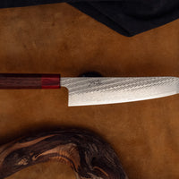 Tsunehisa Gyuto AUS-10 Nawame Damascus 210 mm