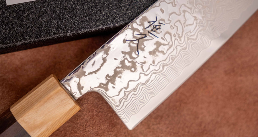Tsunehisa Santoku SLD Damascus 165 mm [Palisander - Cedra]