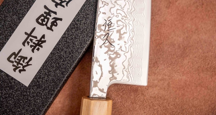 Tsunehisa Santoku SLD Damascus 165 mm [Palisander - Cedra]