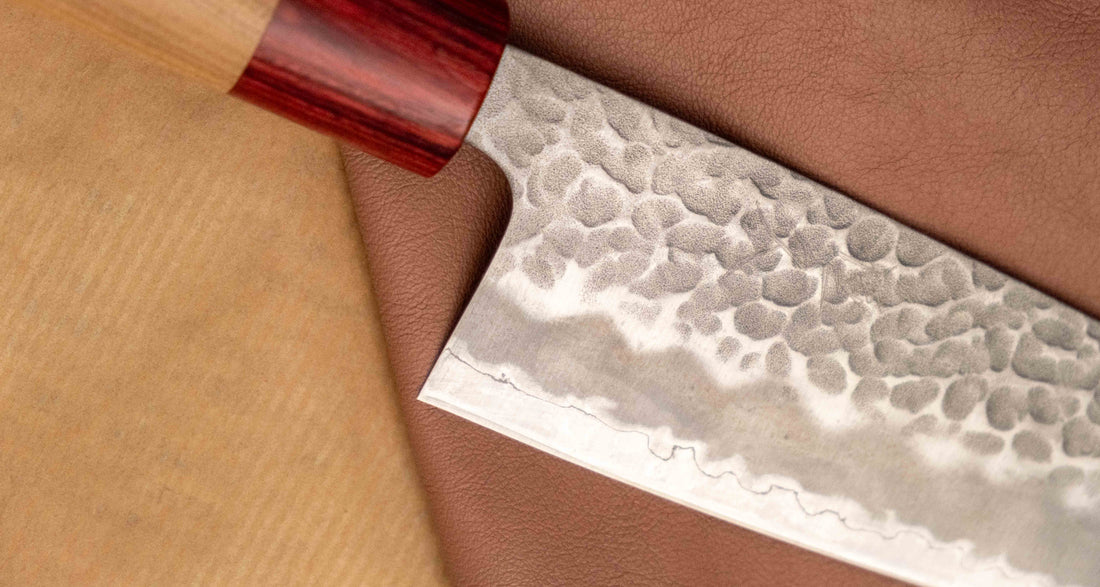 Tsunehisa Santoku Aogami Super Cherry 165 mm