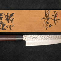 Tsunehisa Kiri-Santoku VG-10 Damascus Tsuchime 180 mm