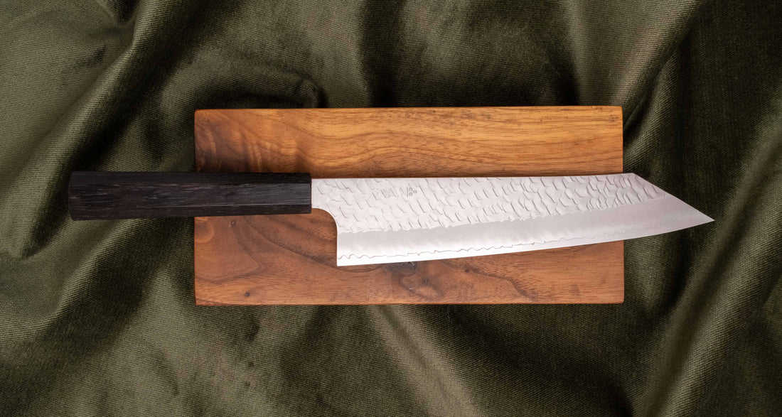 Nigara Kiritsuke-Gyuto SG2 Migaki Tsuchime Wa Ebony 240 mm