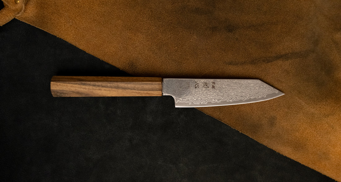 Hikari Kiri-Petty SLD Kurozome Damascus 125 mm