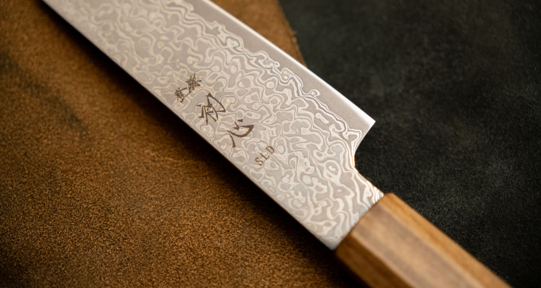 Hikari Kiri-Petty SLD Kurozome Damascus 125 mm