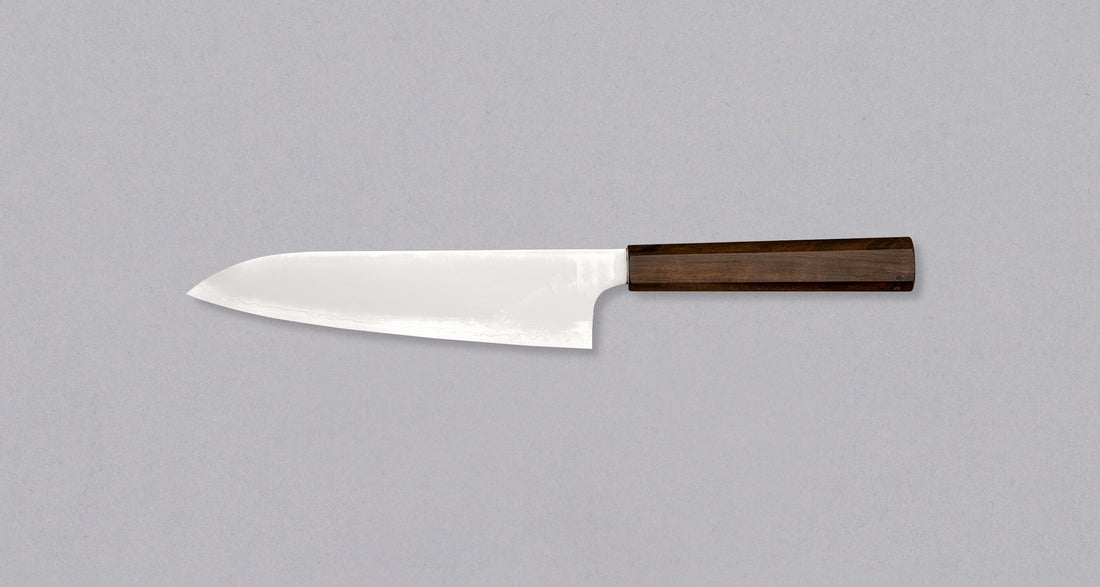 Hatsukokoro Kanetsugu Gyuto Chromax Migaki 210 mm [ebony]
