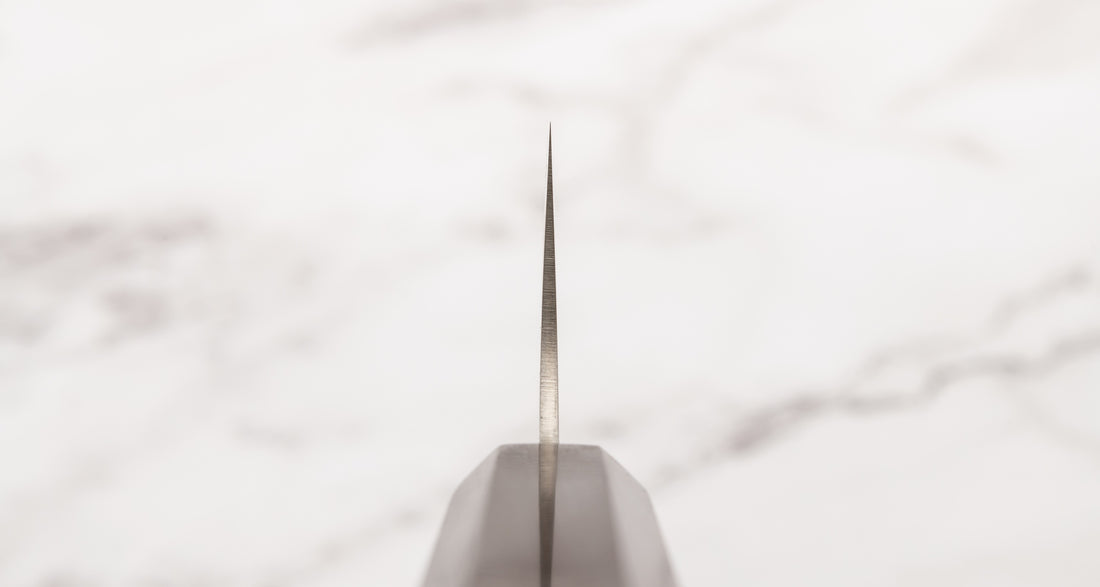 Hatsukokoro Kanetsugu Santoku Chromax Migaki 170 mm [ebony]