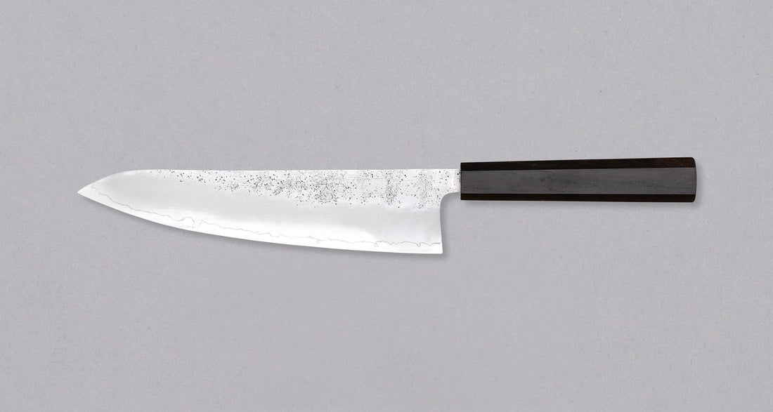 Hatsukokoro Ginrei Gyuto Ginsanko Nashiji Ebony 210 mm