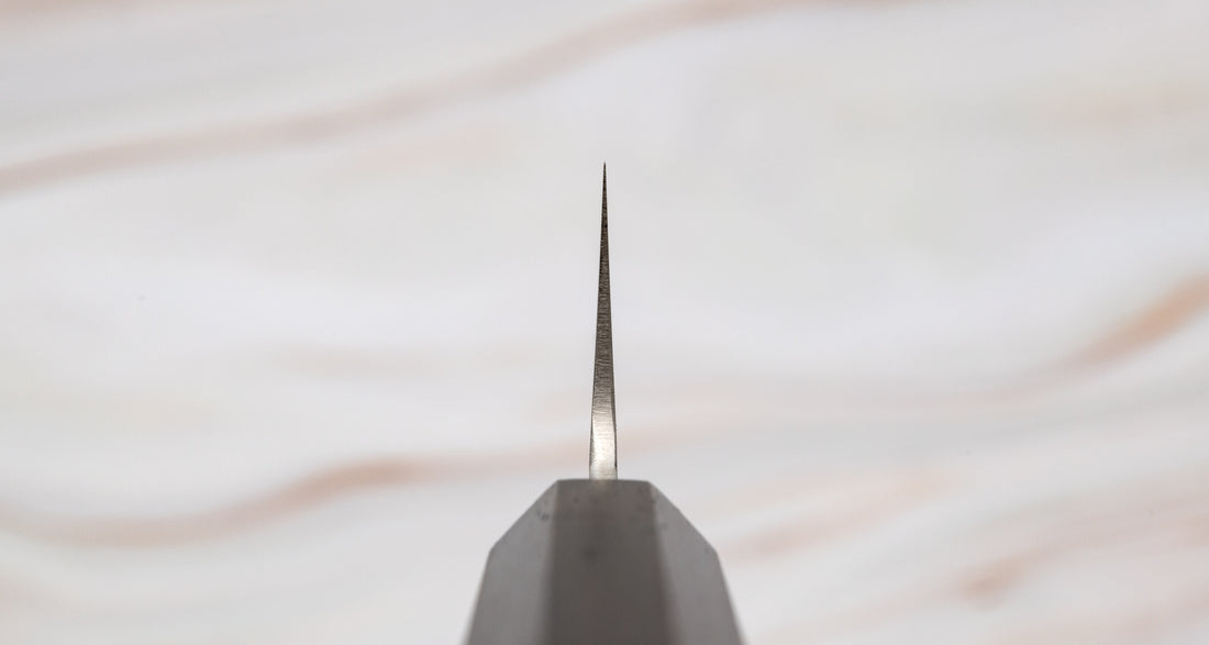 Hatsukokoro Ginrei Ko-Santoku Ginsanko Nashiji Ebony 150 mm