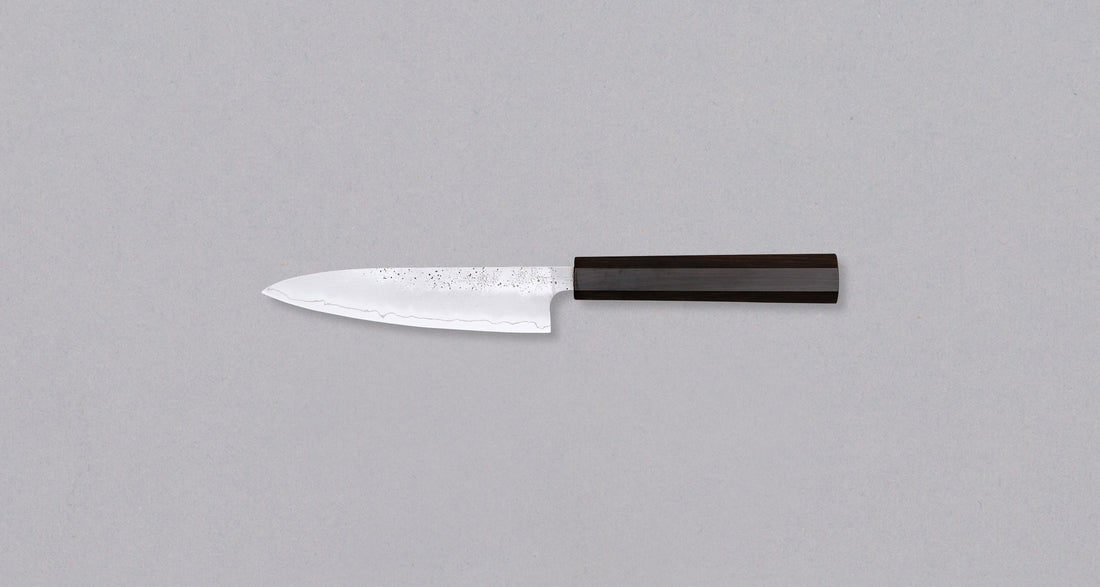 Hatsukokoro Ginrei Petty Ginsanko Nashiji Ebony 130 mm