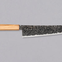 Hatsukokoro Mercury Gyuto Kurozome Damascus 210 mm [Mono Olivewood]