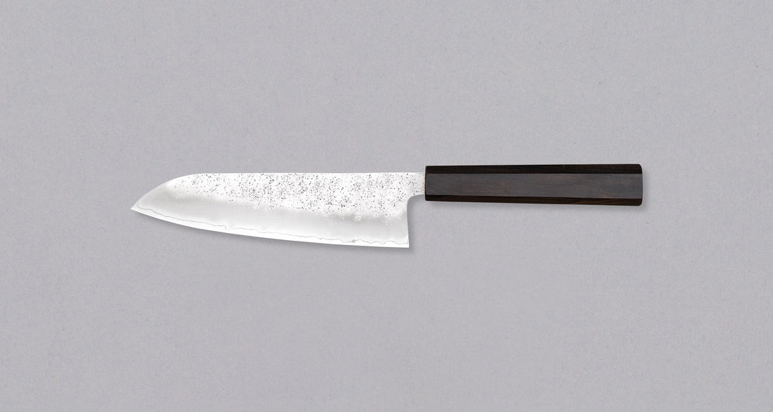 Hatsukokoro Ginrei Santoku Ginsanko Nashiji Ebony Wa 170 mm