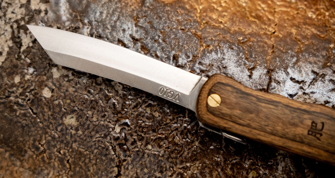 Higonokami Woody VG-10 žepni nož 75 mm