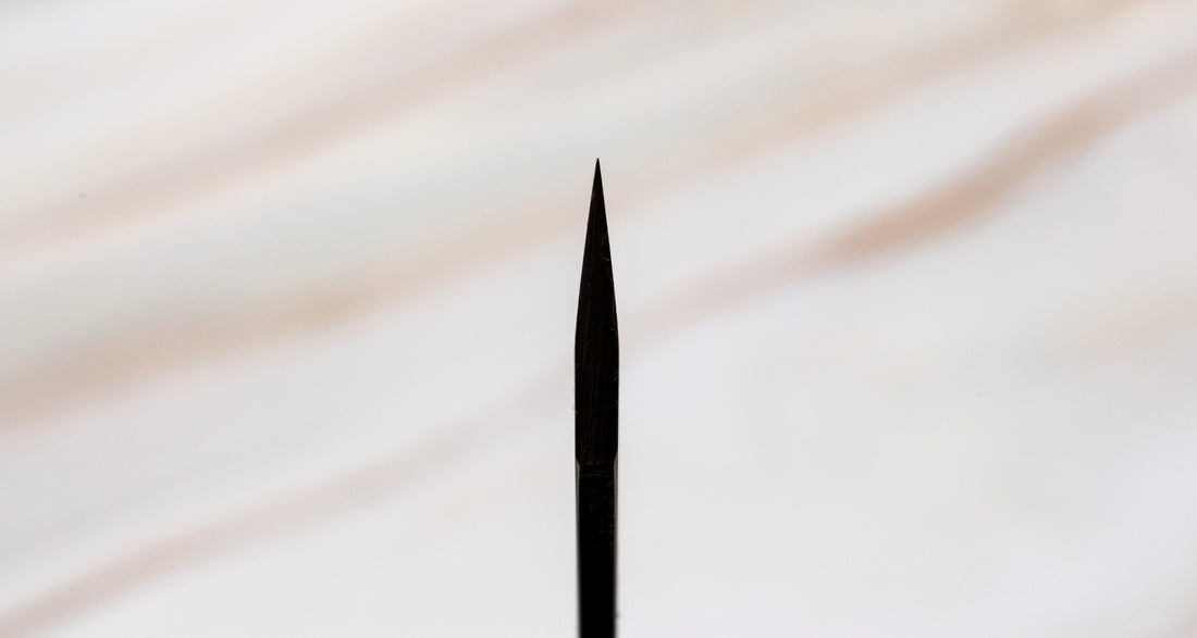 Higonokami Mizushibuki Pink Aogami žepni nož 75 mm