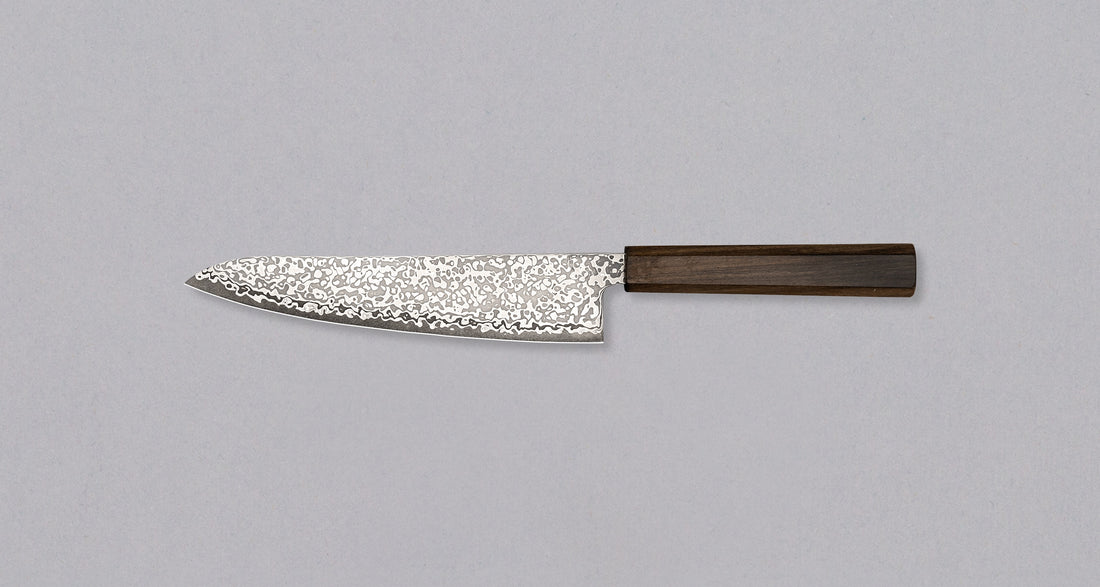 Hikari Gyuto SLD Kurozome Damascus 195 mm