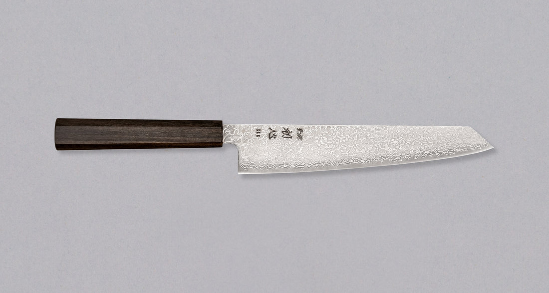 Hikari Kiri-Gyuto SLD Kurozome Damascus 205 mm