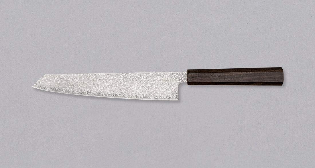 Hikari Kiri-Gyuto SLD Kurozome Damascus 205 mm