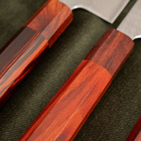 Hokiyama Santoku Ginsanko Nawame Damascus 165 mm [Kaotan/Rosewood]