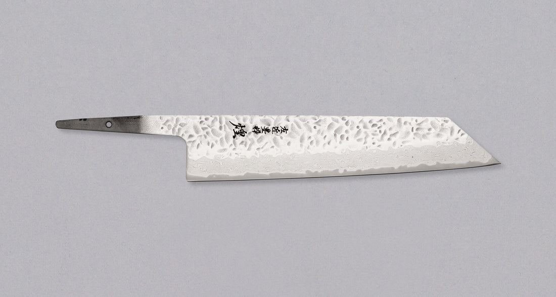 Hokiyama Kiritsuke AUS-10 Damascus 240mm (9.4") - BLADE