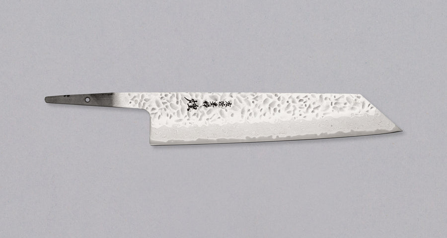 Hokiyama Kiritsuke AUS-10 Damascus 240mm (9.4") - BLADE