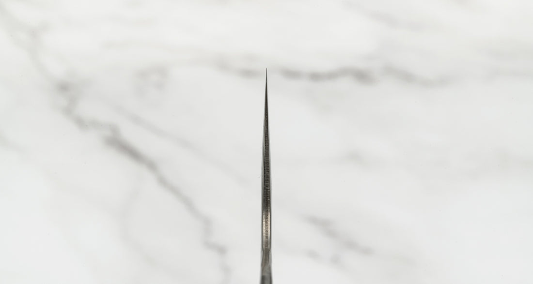 Hokiyama Kiritsuke AUS-10 Damascus 240mm (9.4") - BLADE