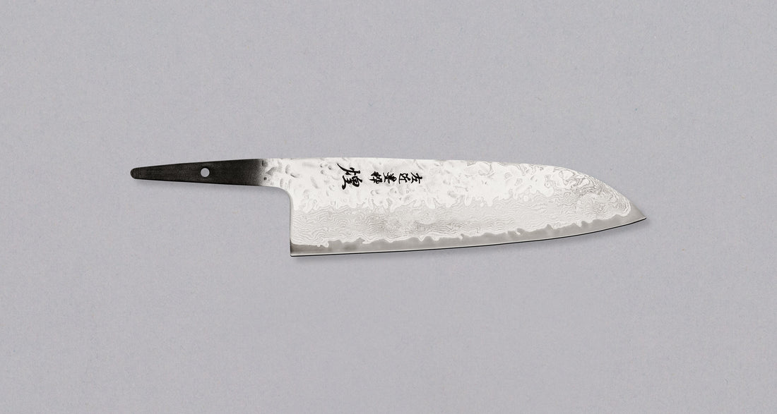 Hokiyama Santoku AUS-10 Damascus 165 mm - REZILO