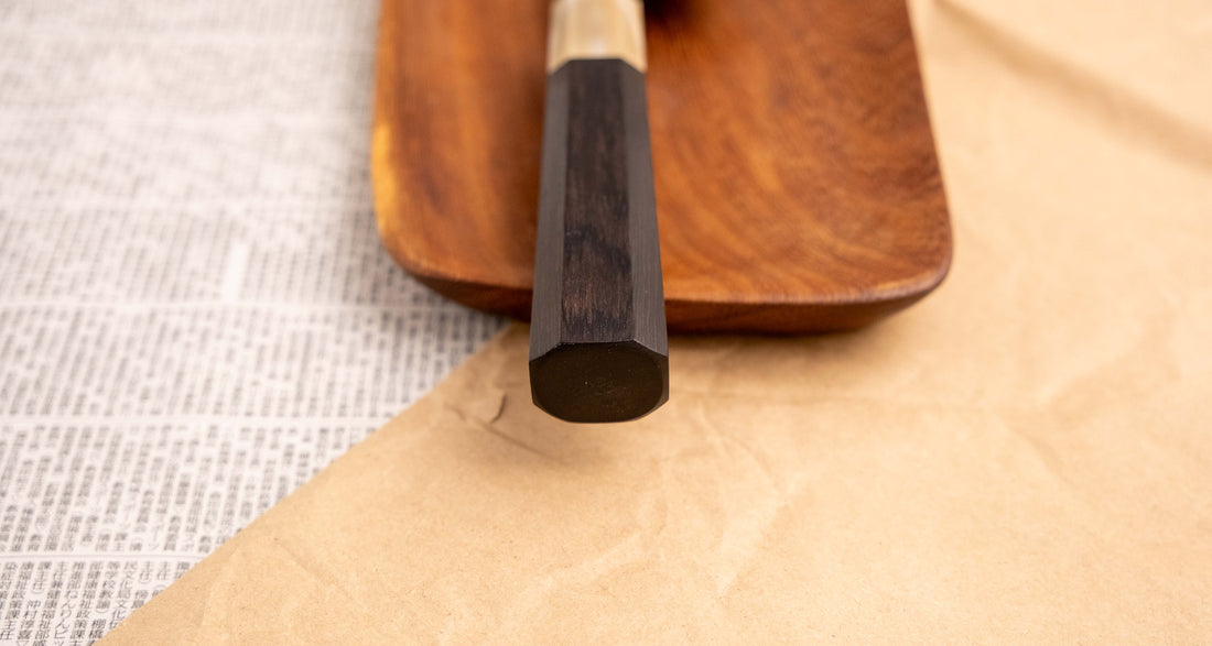 Hokiyama Bunka Ginsanko Nashiji Ebony Blond Buffalo 170 mm