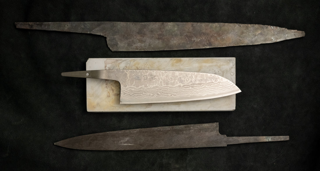 Hokiyama Santoku Damascus 440C 170 mm - REZILO