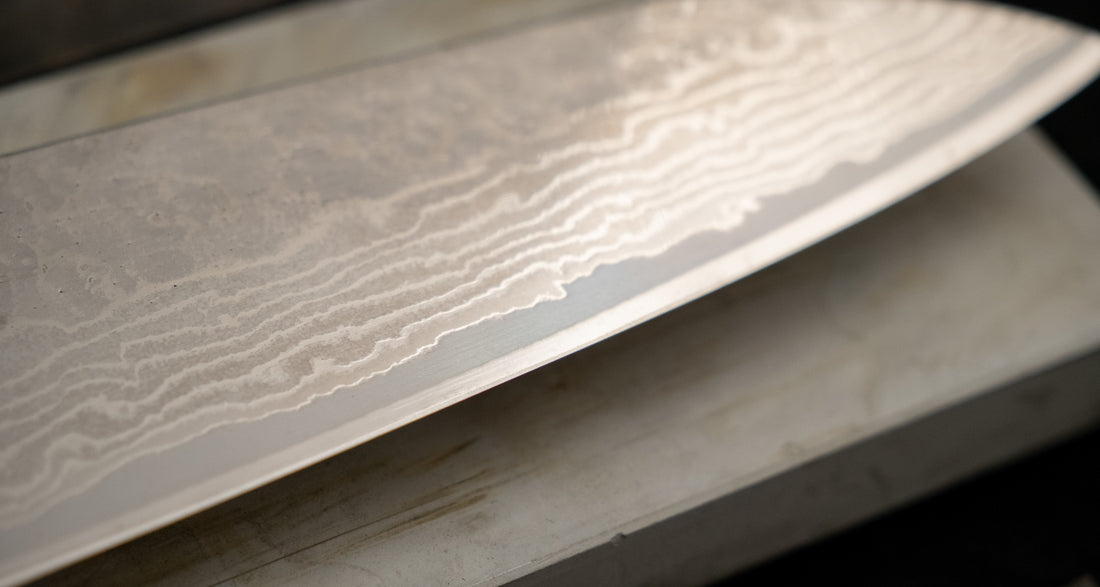Hokiyama Santoku Damascus 440C 170 mm - REZILO