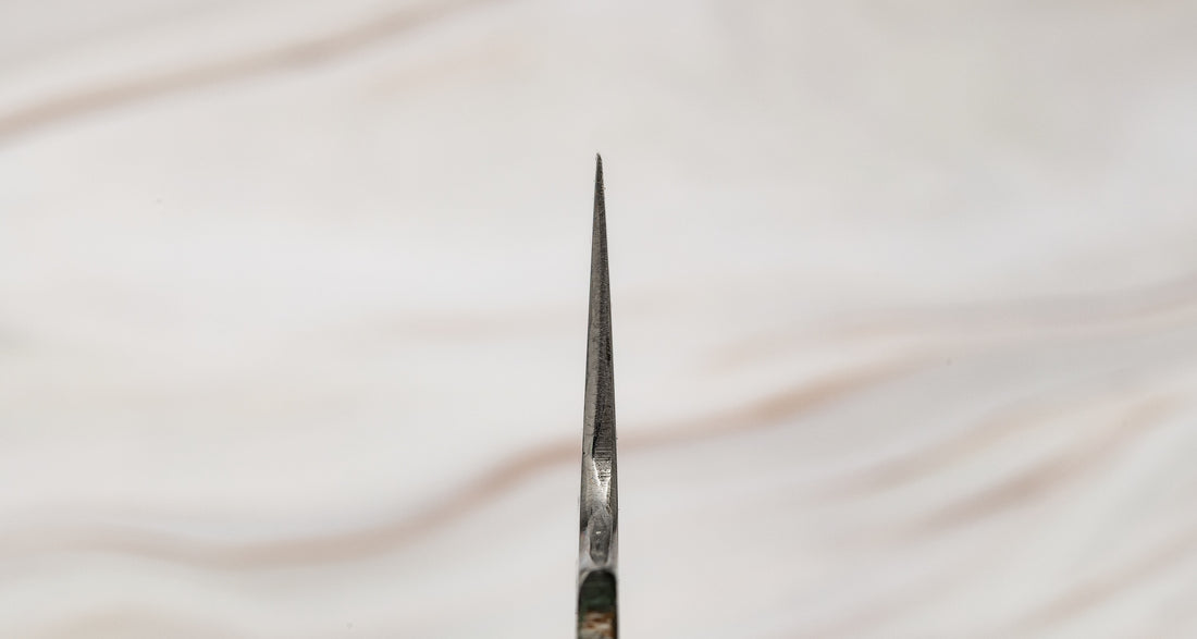 Izumiriki Honyaki Gyuto Shirogami #3 Polished Snakewood 210 mm