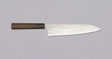 Kato Gyuto VG-10 Nashiji Damascus 210 mm