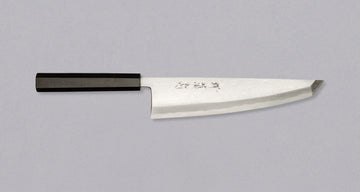 Kawamura Sakimaru-Gyuto Aogami #2 Damascus 220 mm [ebenovina]