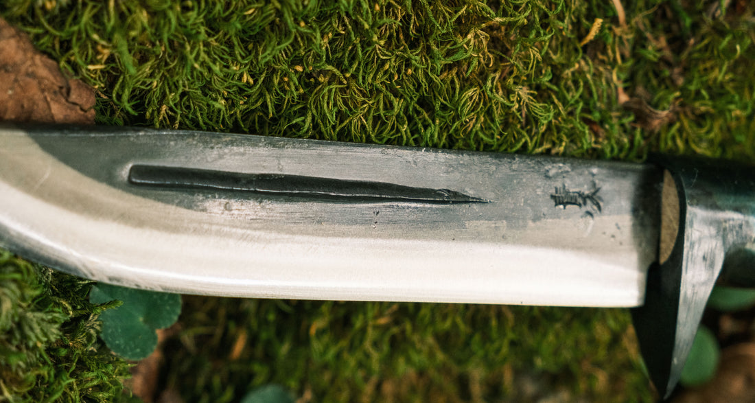 Ken Nata Outdoor Knife Black Finish 150 mm