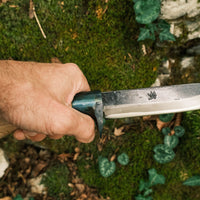 Ken Nata Outdoor Knife Black Finish 150 mm