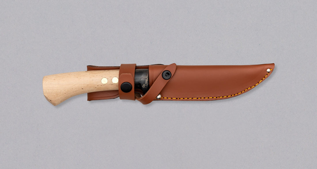 Ken Nata Outdoor Knife Black Finish 150 mm