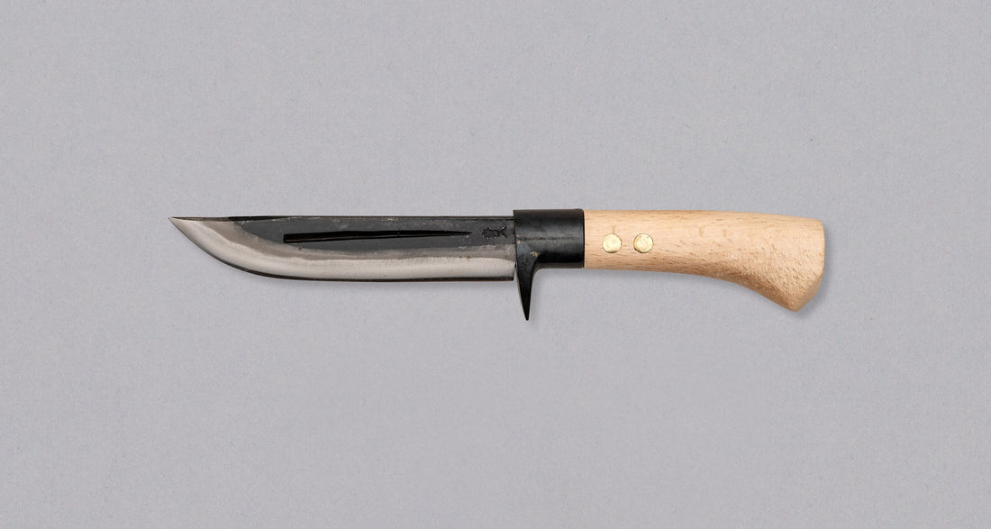 Ken Nata Outdoor Knife Black Finish 150 mm