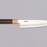 Kotetsu Santoku VG-10 Damascus 180 mm [pakka wood]