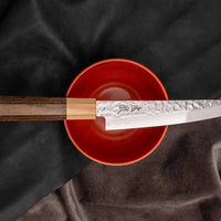 Kotetsu Petty VG-10 Damascus 150 mm [pakka wood]