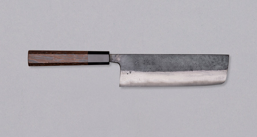 Kumokage Nakiri Aogami #2 Kuro-uchi Damascus 165 mm - oktagon