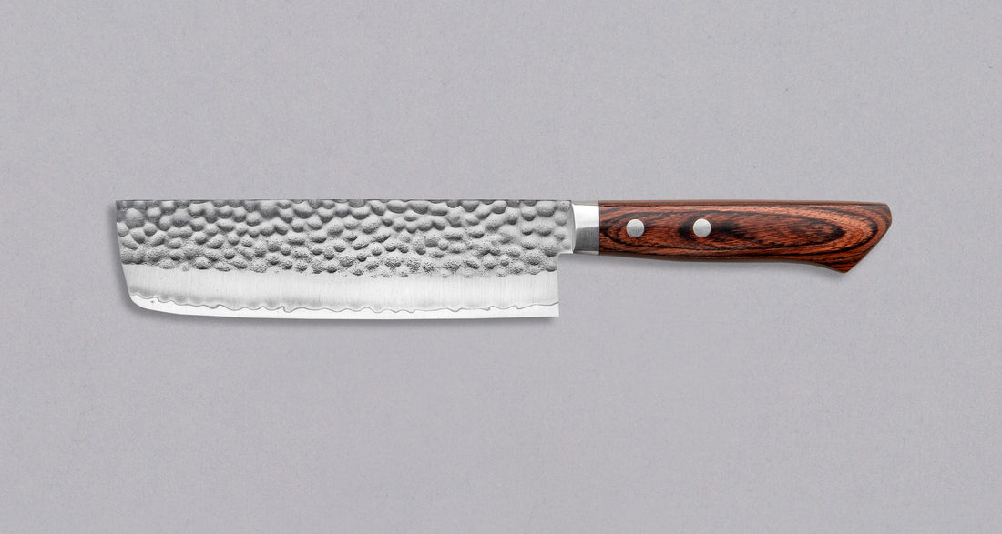 Masutani Nakiri Hammered Wide 165 mm