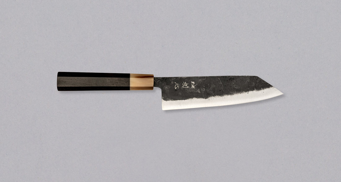 Kurogane Bunka Aogami #2 Kuro-uchi Ebony Blond Buffalo 165 mm