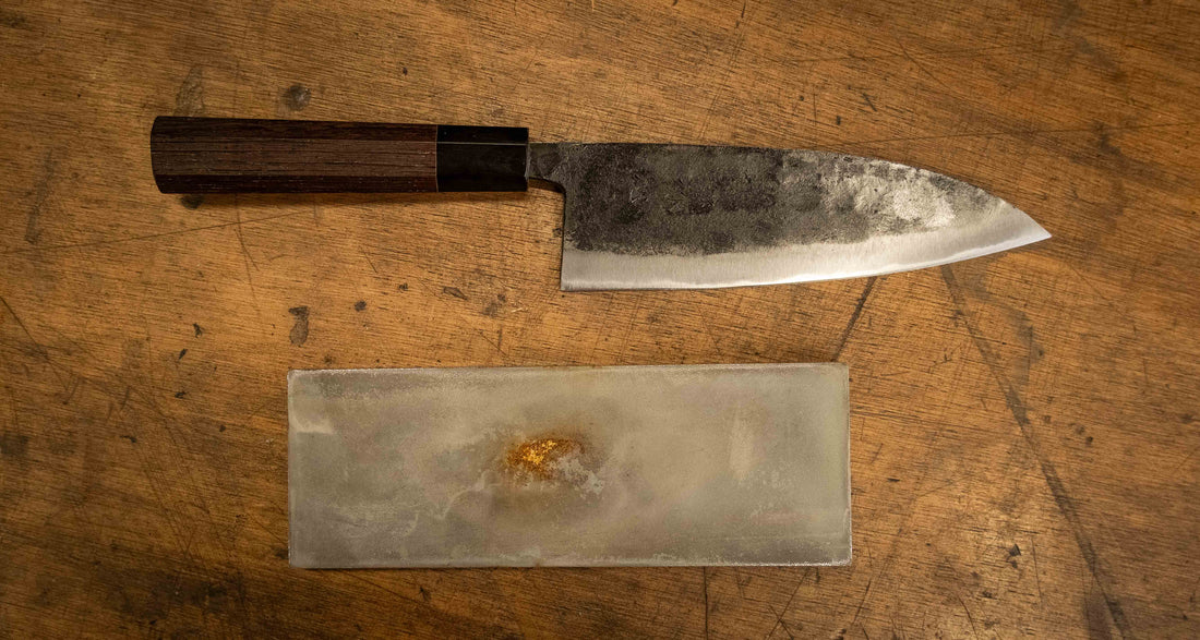 Kurokaze Ryo-Deba Aogami #2 Kuro-uchi 180 mm