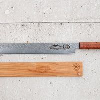 Maguro Kiri VG-10 Raindrop Damascus 465 mm